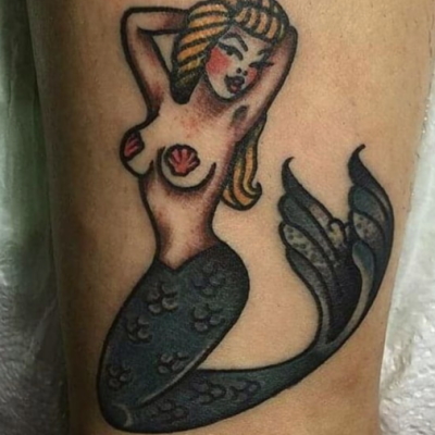 Mermaid tattoo